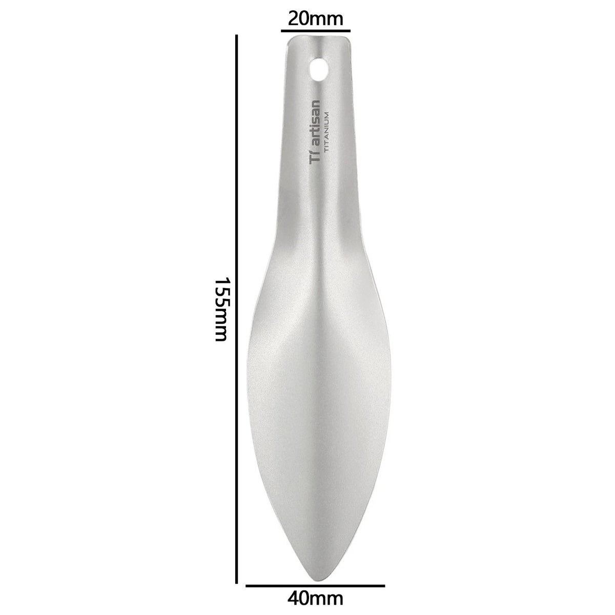 Titanium Shovel Trowel for Backpacking with Storage Sack