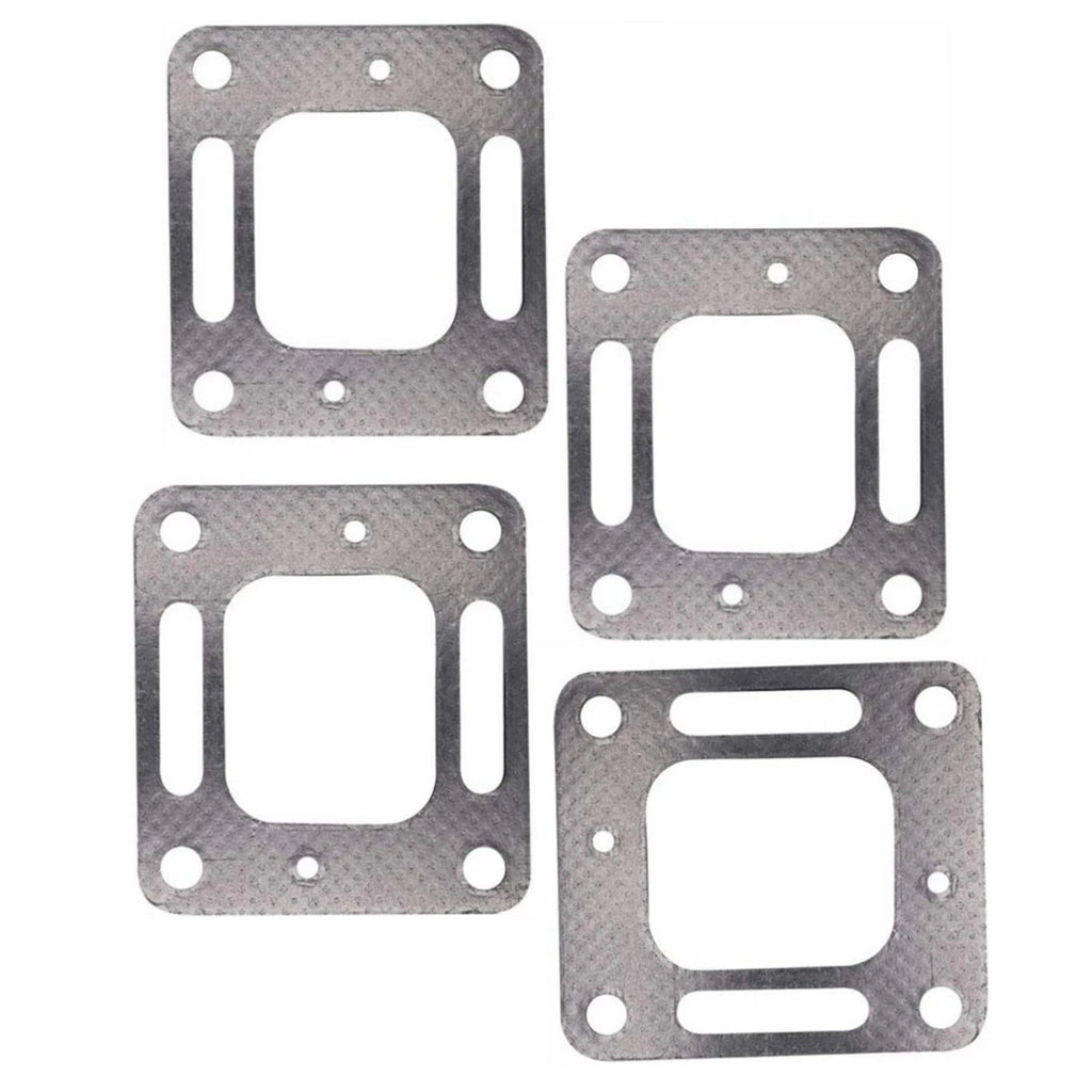Set of 4 Muffler Elbow Riser Manifold Gaskets for MerCruiser 4.3L (27-863726)