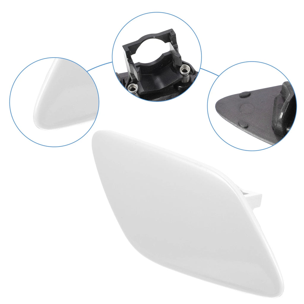 Front Bumper Headlight Washer Cover Cap Replacement for BMW 335i (2008–2013)