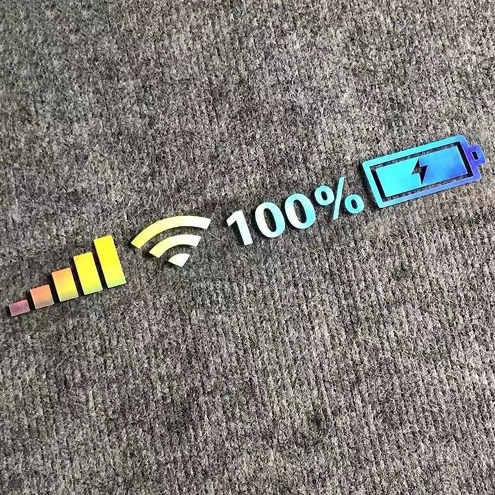Car Sticker for Mobile Phone Signal WiFi Logo (CM Inch)