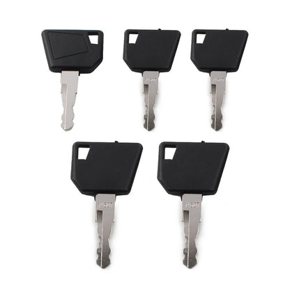 5PCS Ignition Keys for JCB Bobcat Caterpillar Dynapac Gehl Volvo
