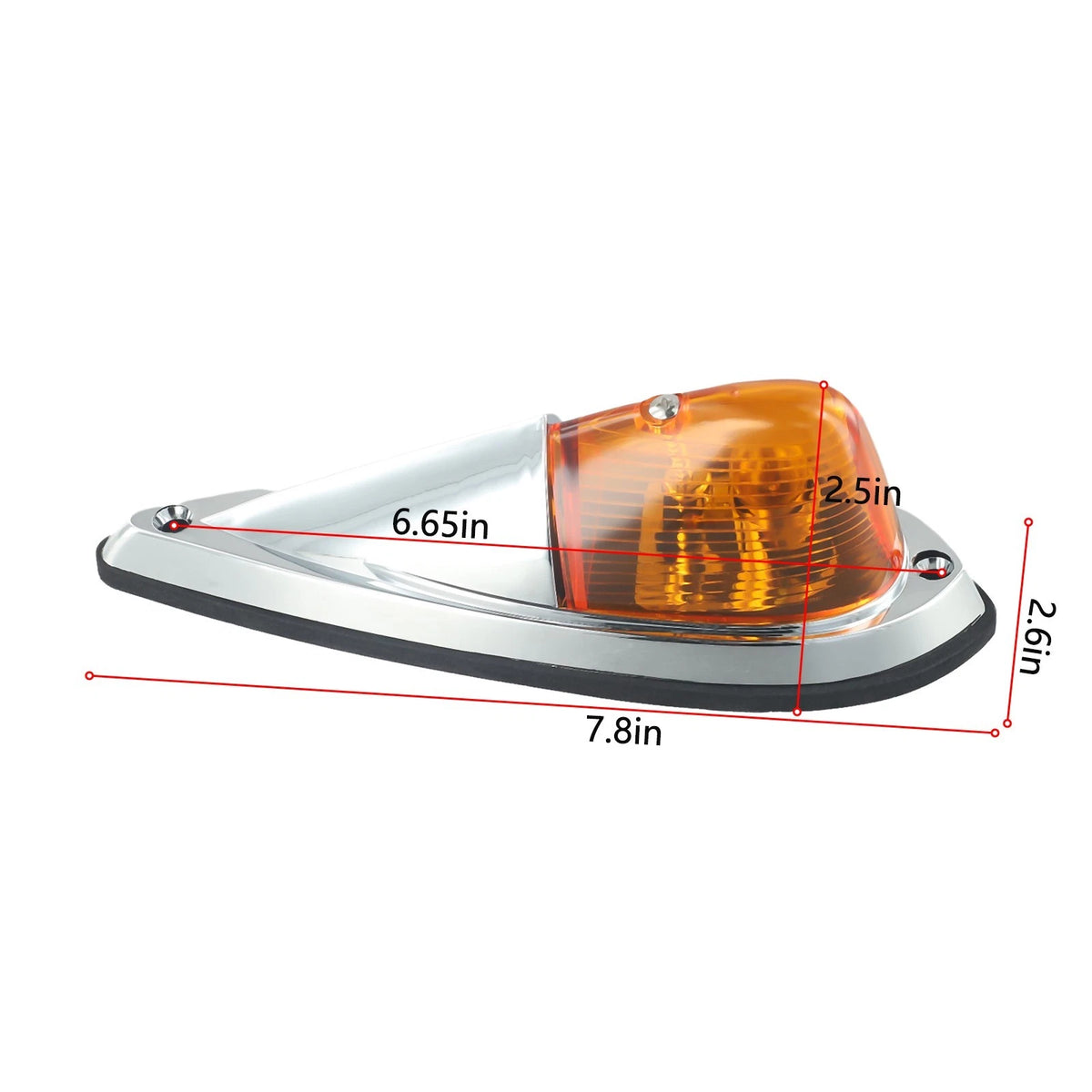 5 Pcs Cab Roof Clearance Lights for