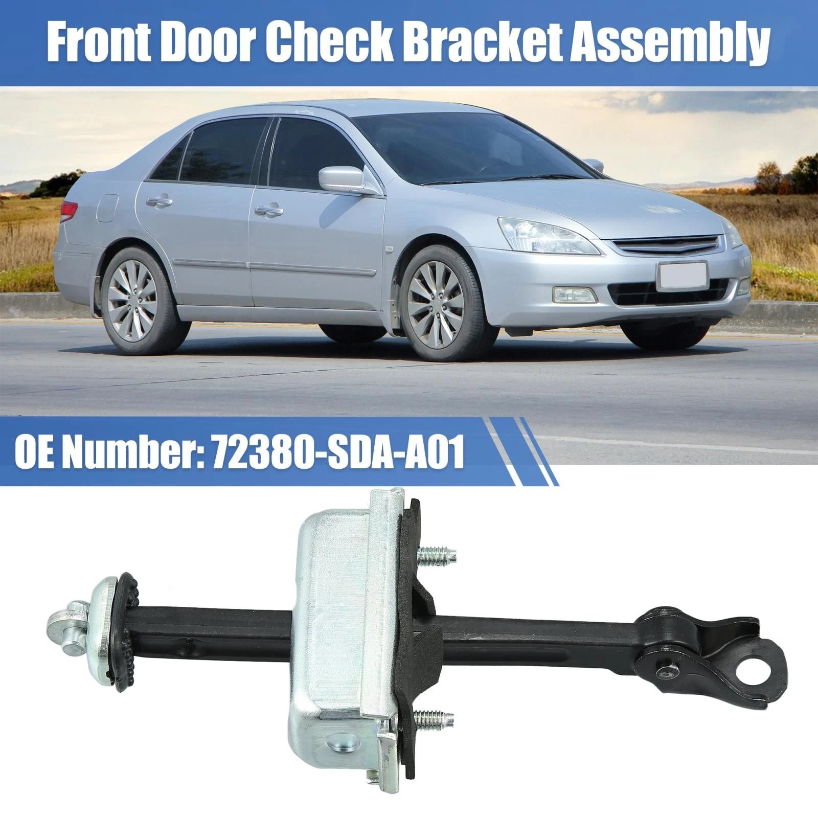 Front LH Door Check Strap Stopper for Honda Accord (2003–2007)