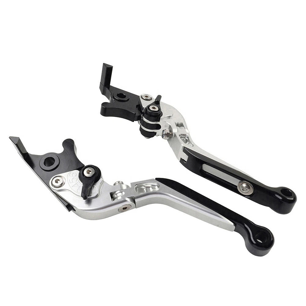 Extendable Brake Clutch Levers for Honda CB599 CB600 Hornet (1998–2006) Silver