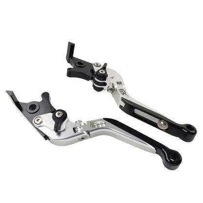 Extendable Brake Clutch Levers for Honda CB599 CB600 Hornet (1998–2006) Silver