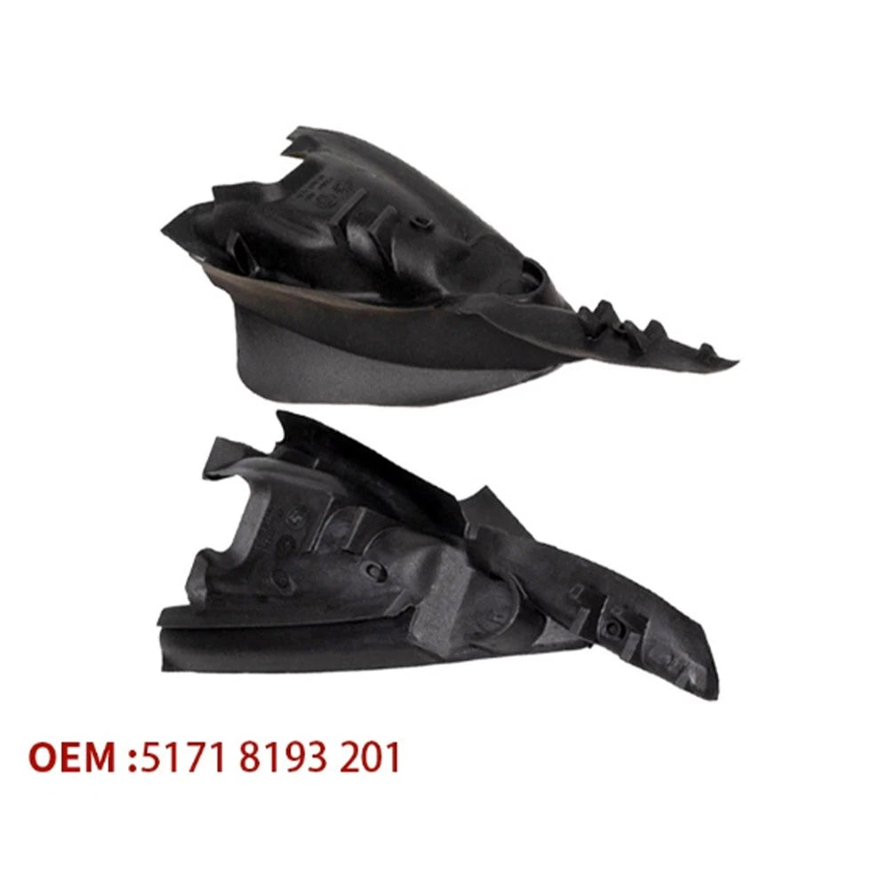 2X Front Windshield Wiper Cowl Caps 51718193201 for BMW 5-Series (1997–2003)