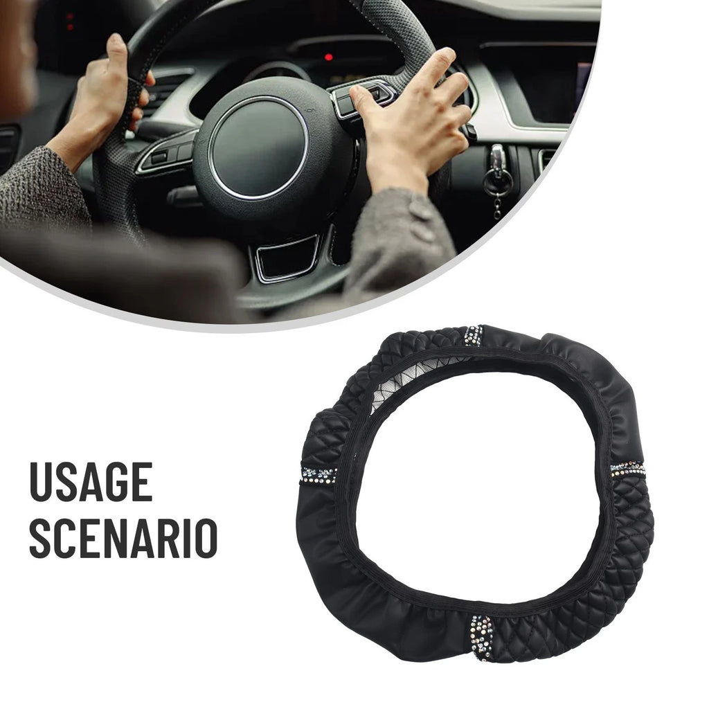 Steering Wheel Cover for Universal Fit (15/38cm)