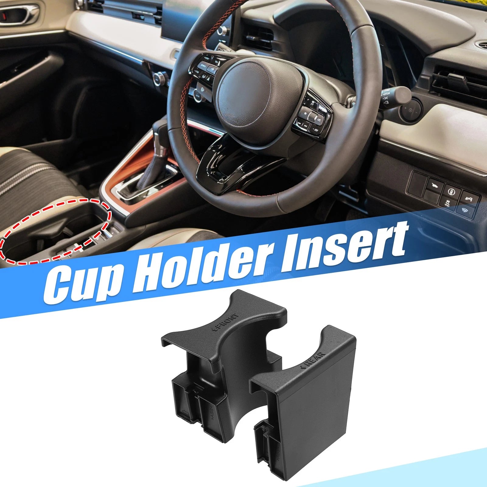 Cup Holder Insert Divider for Honda CR-V (2015–2016)