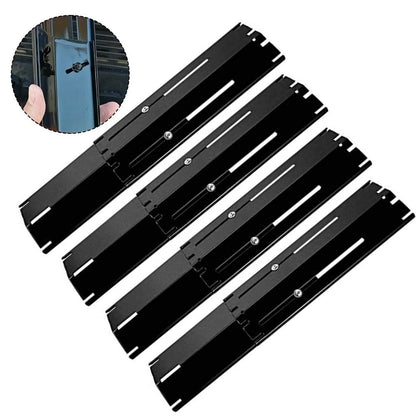 Set of 4 Adjustable Stainless Steel Grill Heating Plates for BBQ