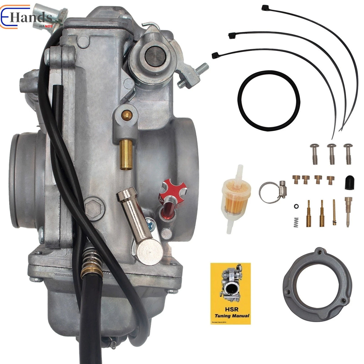 Mikuni HSR45 Carburetor for Harley Davidson EVO Twin Cam (1999–2017)