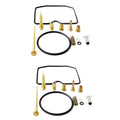 2X Carburetor Rebuild Kit for Kawasaki KVF300 Prairie (1999–2002)