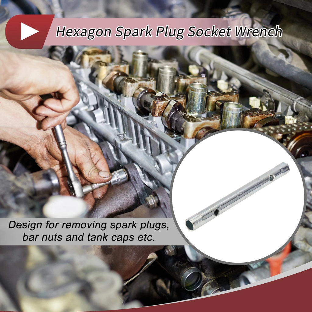 12mm 13mm Hexagon Spark Plug Socket Wrench for Universal Use
