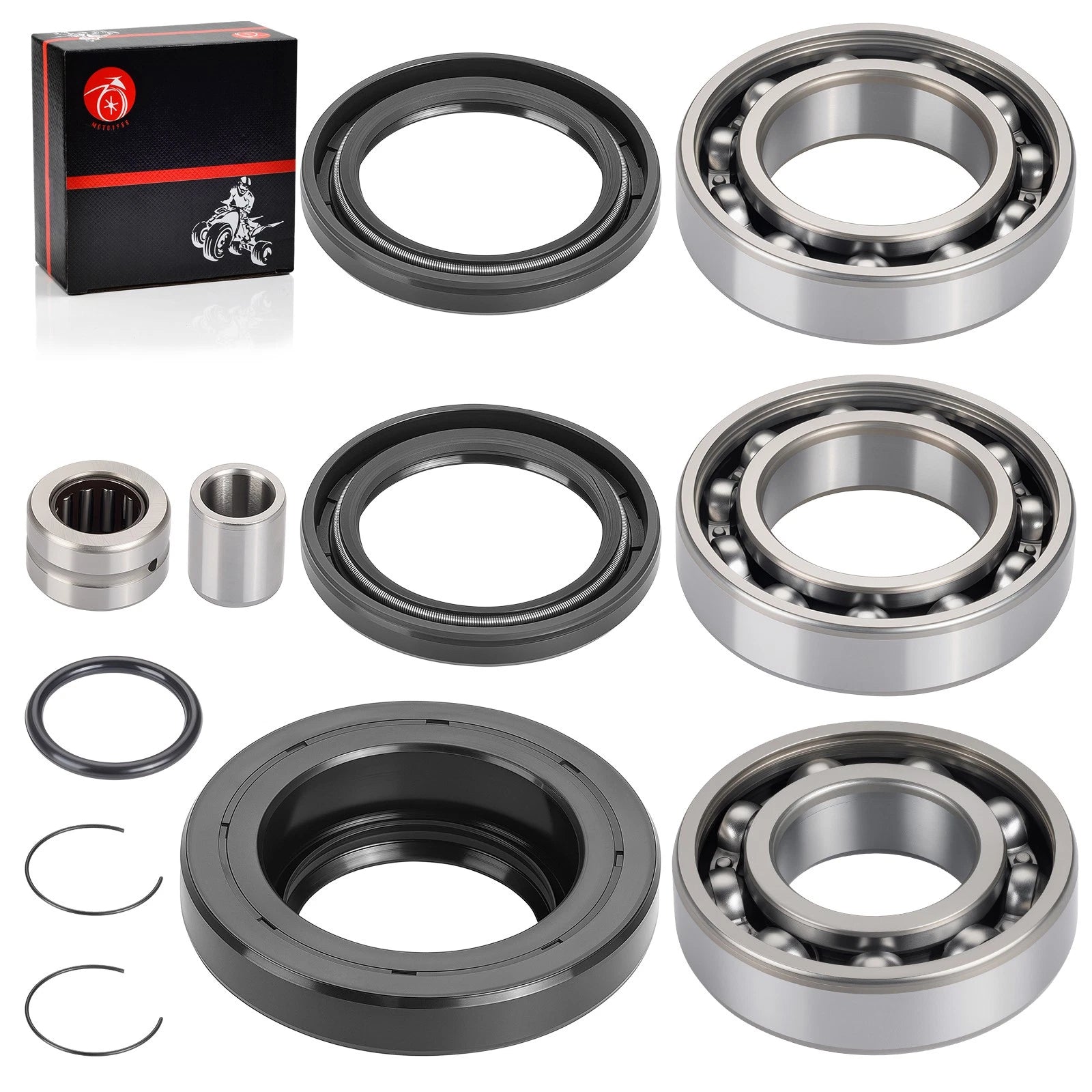 Rear Differential Bearing & Seal for Honda Foreman Rubicon 500 TRX500 (2001–2004)