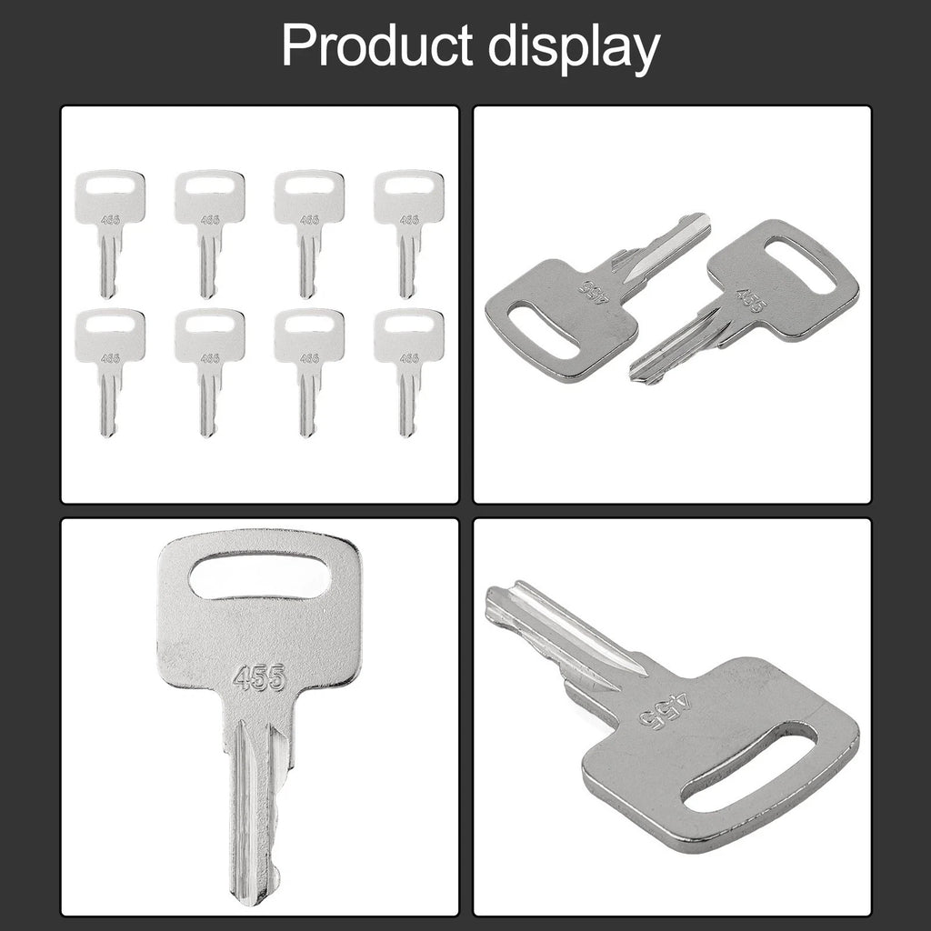 8 Common Ignition Keys for Heavy Construction Machinery Equipment