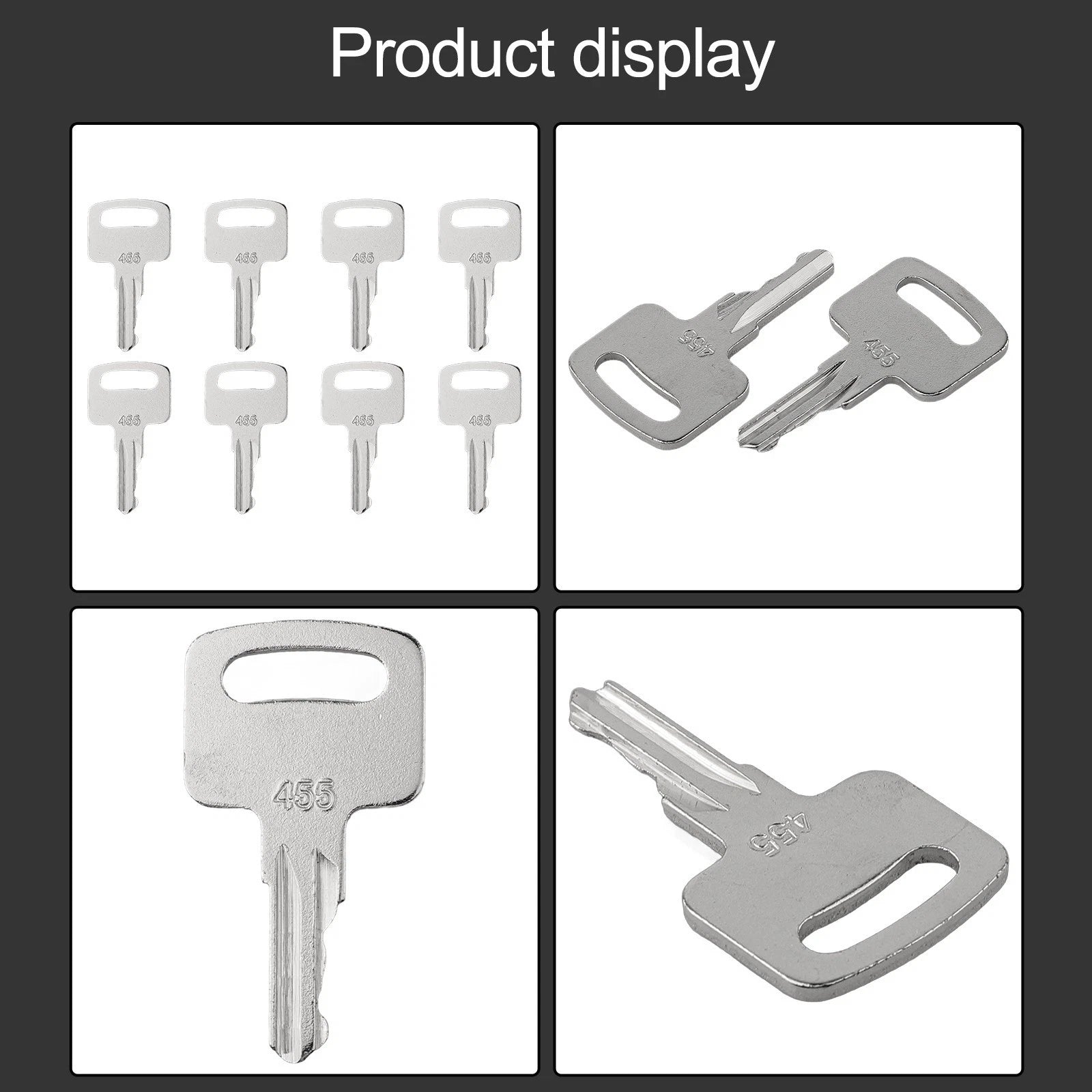 8 Common Ignition Keys for Heavy Construction Machinery Equipment