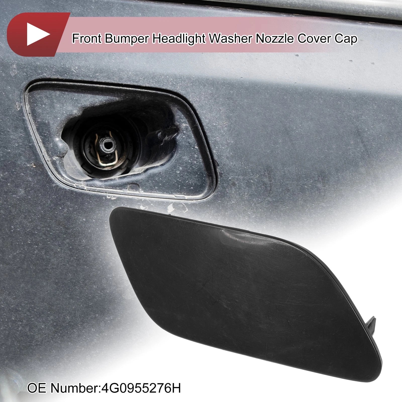 Front Right Washer Nozzle Cover Cap for Audi A6 (C7) 2015–2018
