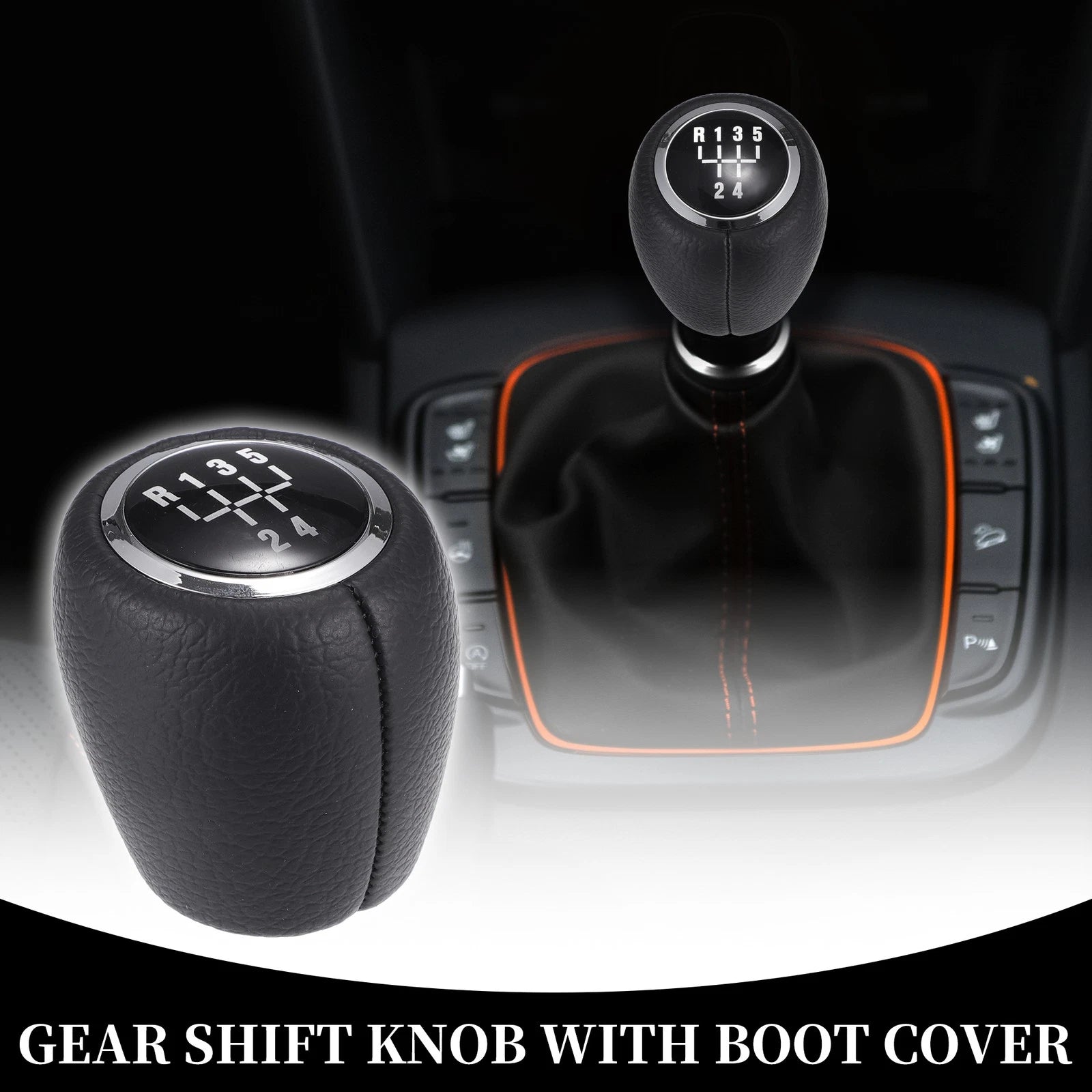 5 Speed Manual Gear Shifter Knob Replacement for Chevrolet Cruze (2008–2012)