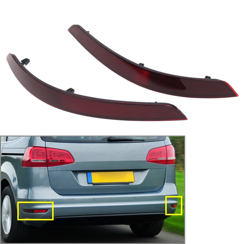 Rear Bumper Reflector Taillight for VW Seat (2000–2023)