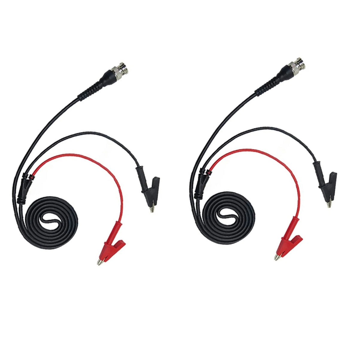 Crocodile Clip Probing Cables with Coaxial BNC Connectors (Pack of 2)