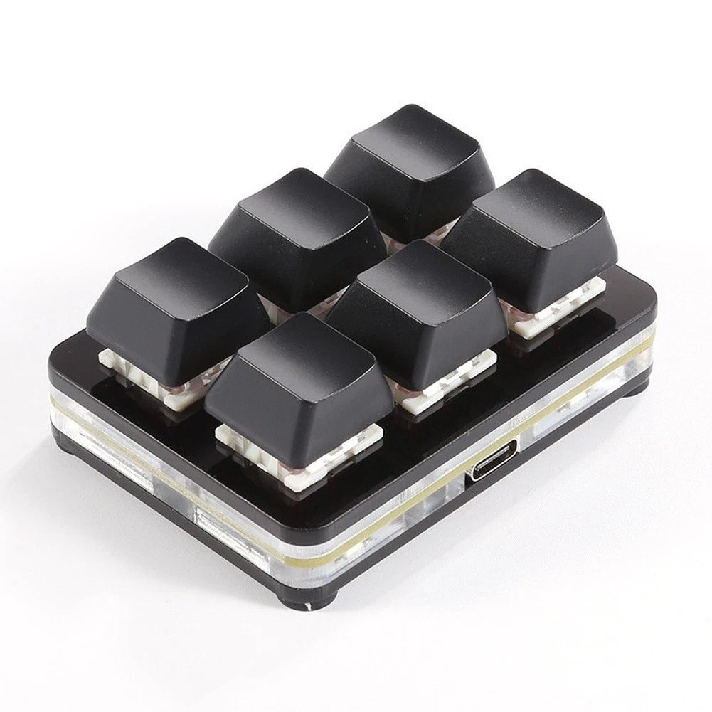 Compact 6 Key Mechanical Keyboard USB Wired RGB Programmable