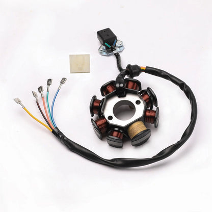 Set of 2 Magneto Stators for Zongshen CG250 (250cc) - 8 Pole, 2 Hole