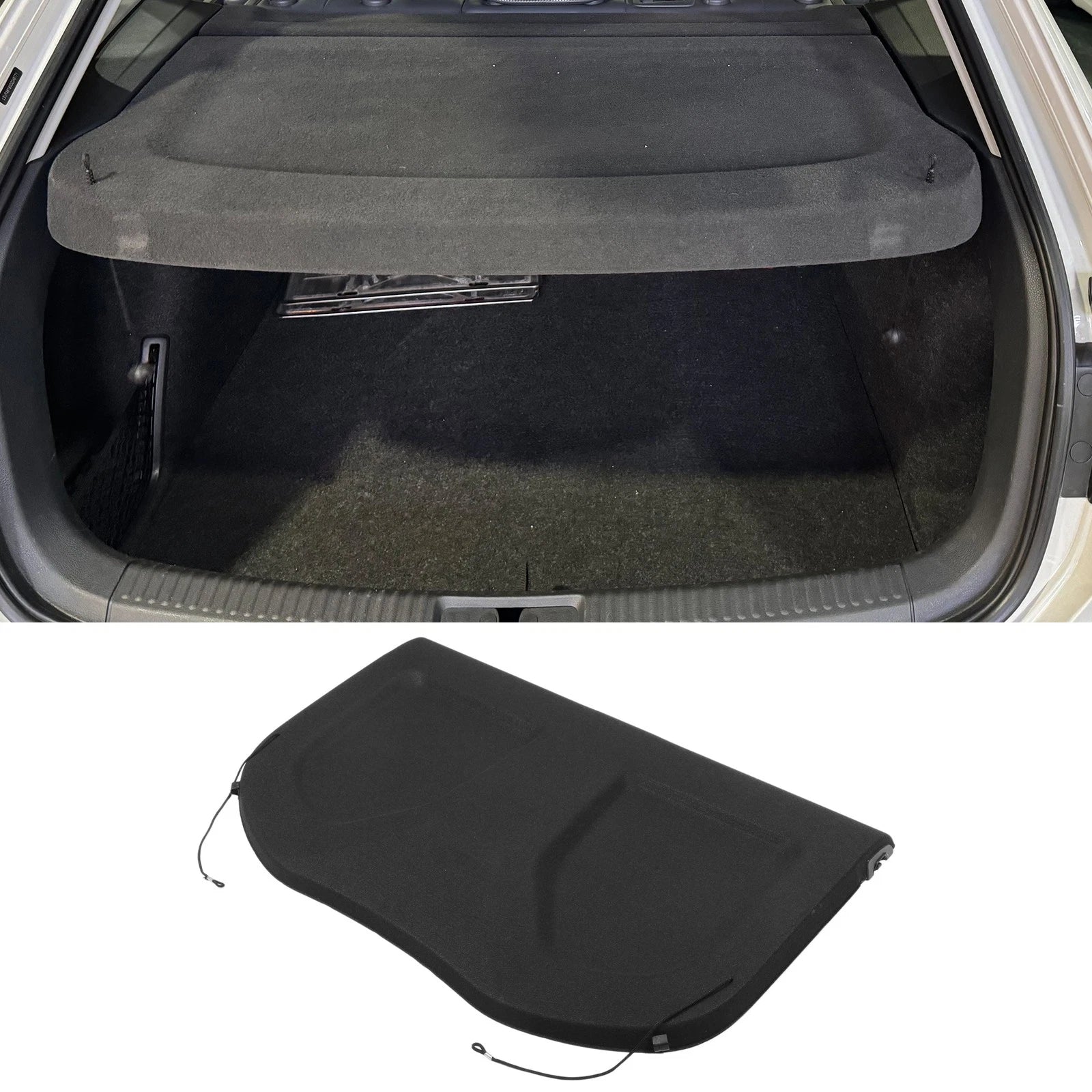 Rear Parcel Shelf Boot Load Cover for Toyota CHR 2016–2021 Cargo Black