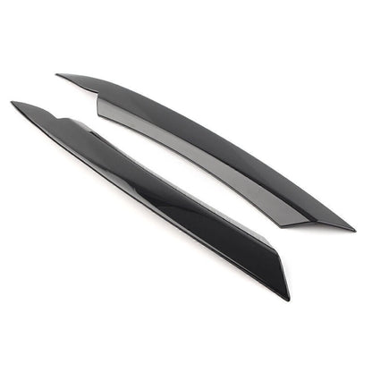 Glossy Black Headlight Lamp Cover Eyelid Trim for VW Passat B7 (2010–2014)