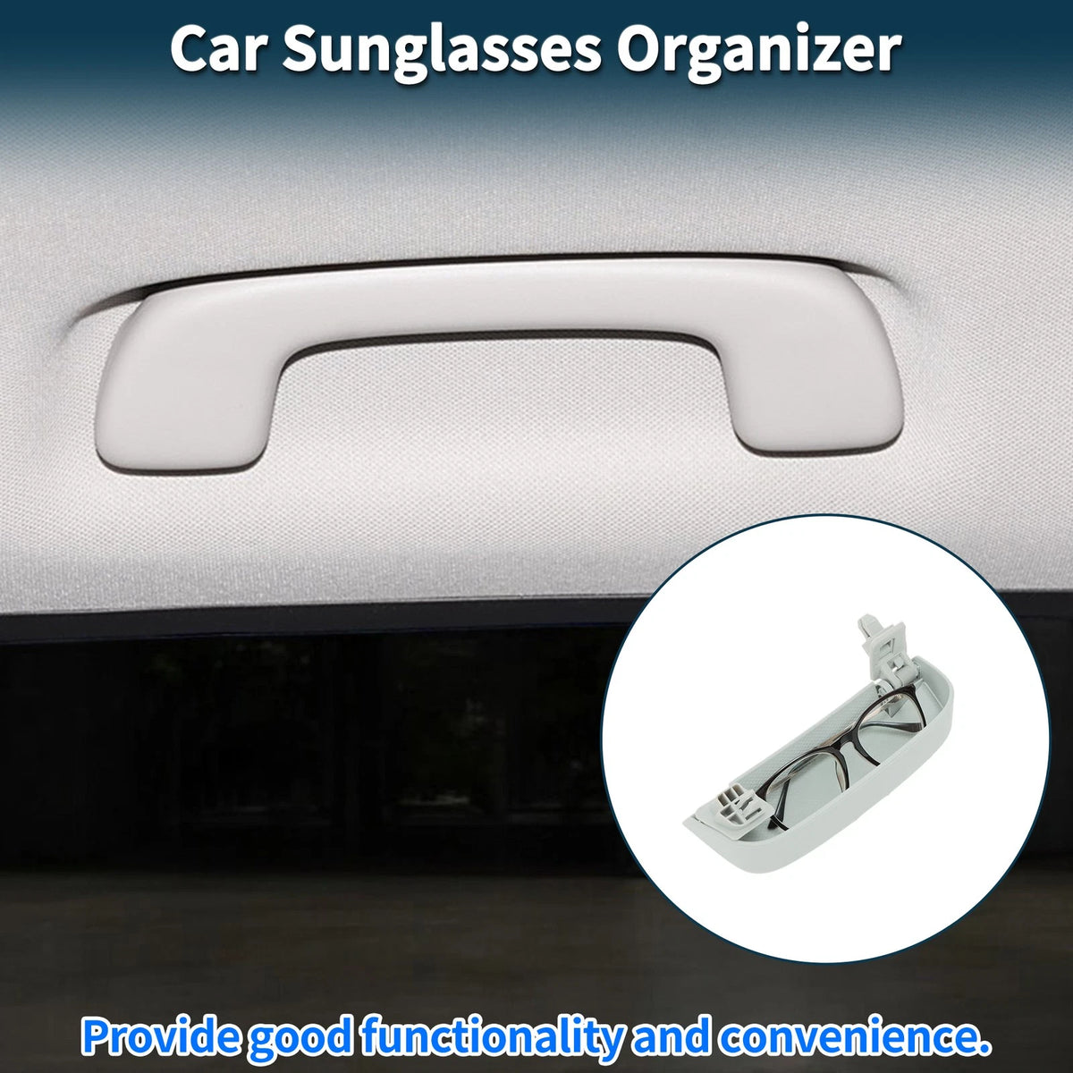 Car Sunglasses Case for Volkswagen ID.3 ID.4 20-25 Eyeglasses Storage Box