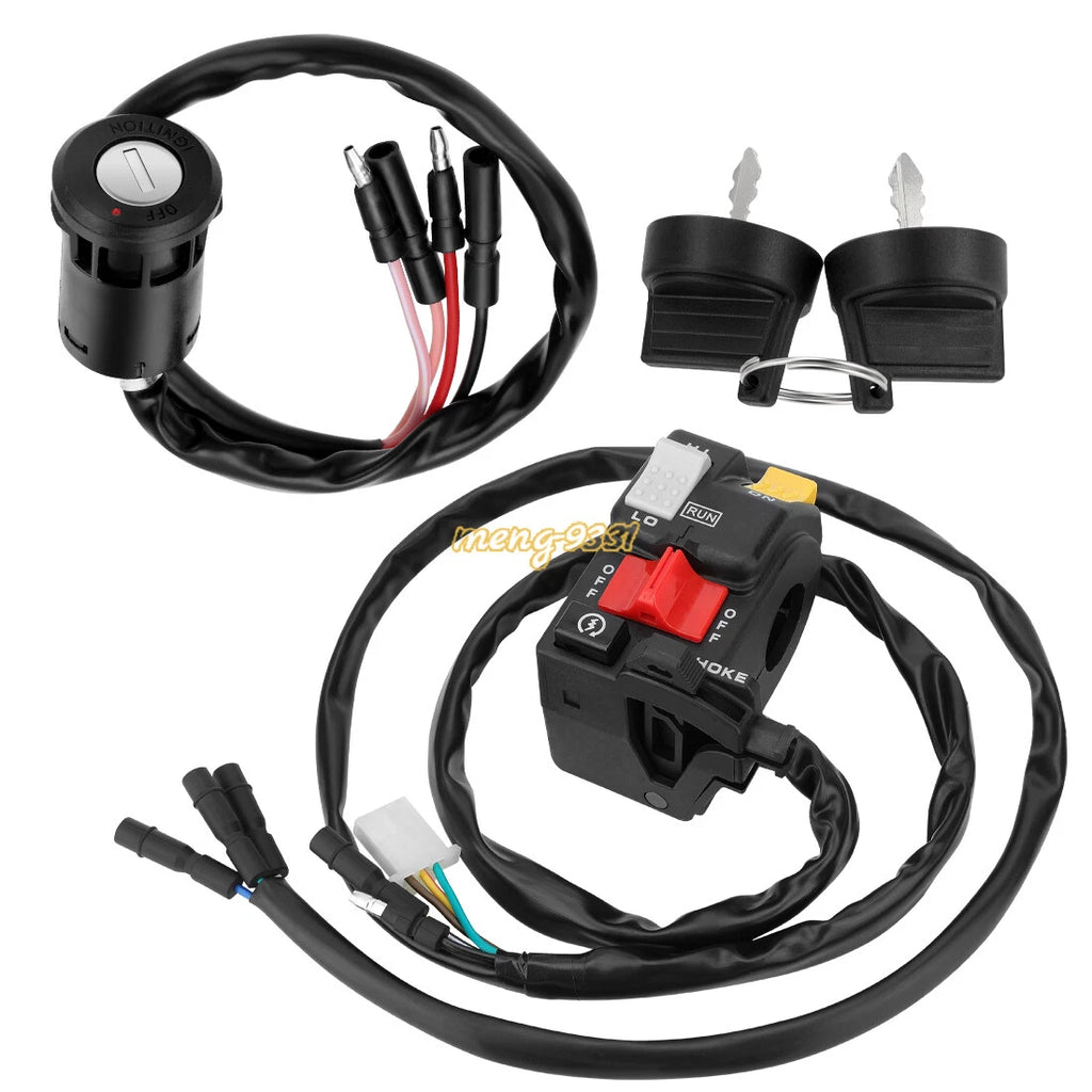 Handlebar Switch & Ignition Key Switch for Honda FourTrax 300 (1988–2000)