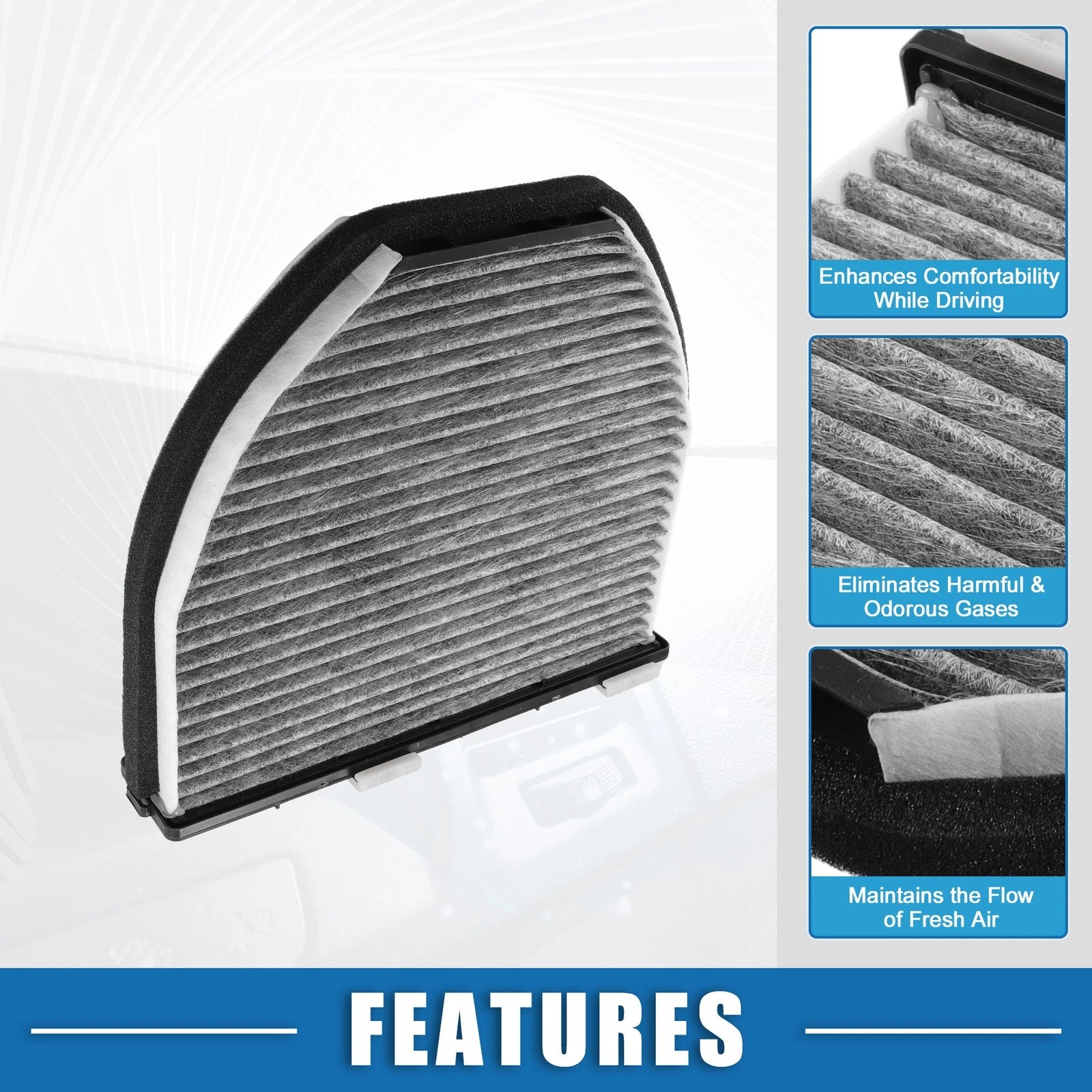Car Cabin Air Filter Replacement for Mercedes AMG GT (2014–2024)