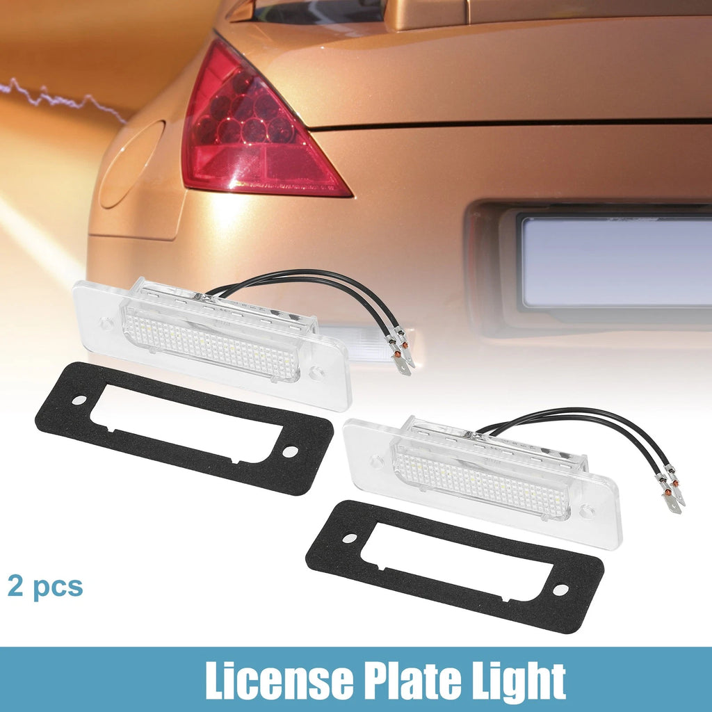 LED License Plate Light Pair White for BMW 325i (1987–1992)