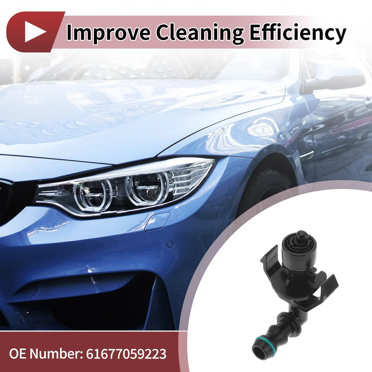 Headlight Washer Nozzle for BMW 6 Series (No. 61677059223)