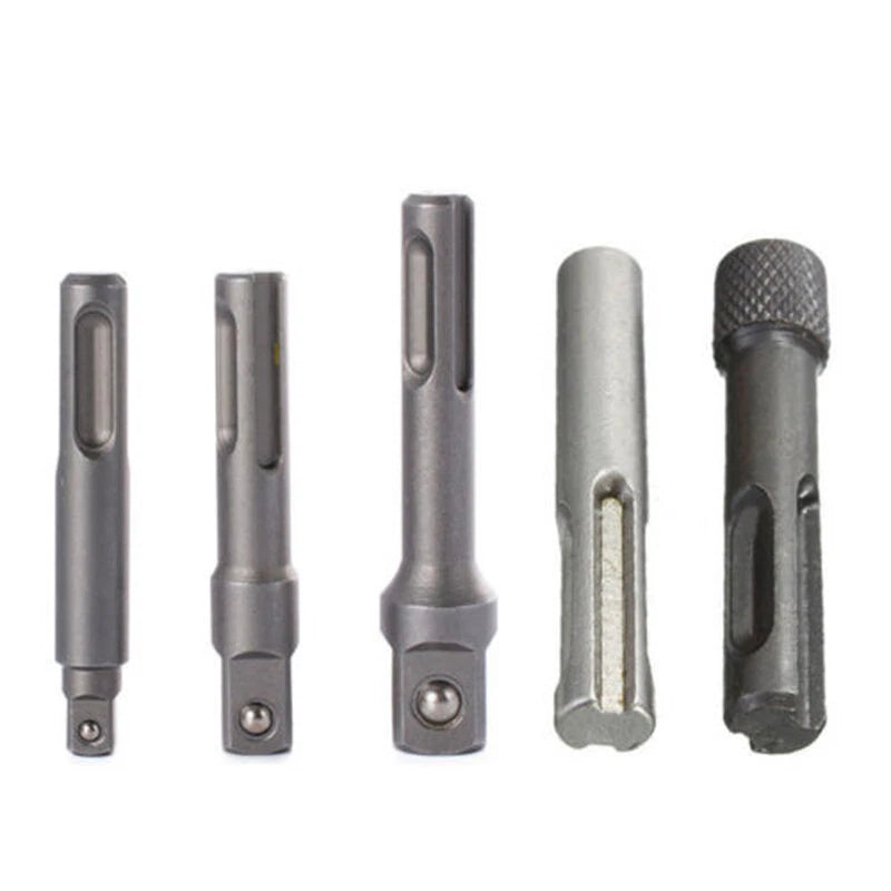 Set of 5 SDS Plus Socket Driver Drill Bit Hex Shank Adaptor for AU