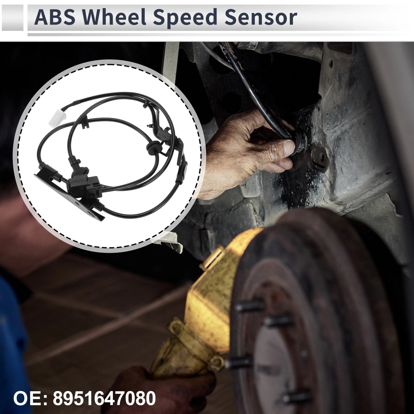 ABS Wheel Speed Sensor Rear Left for Toyota Prius (2010–2011)
