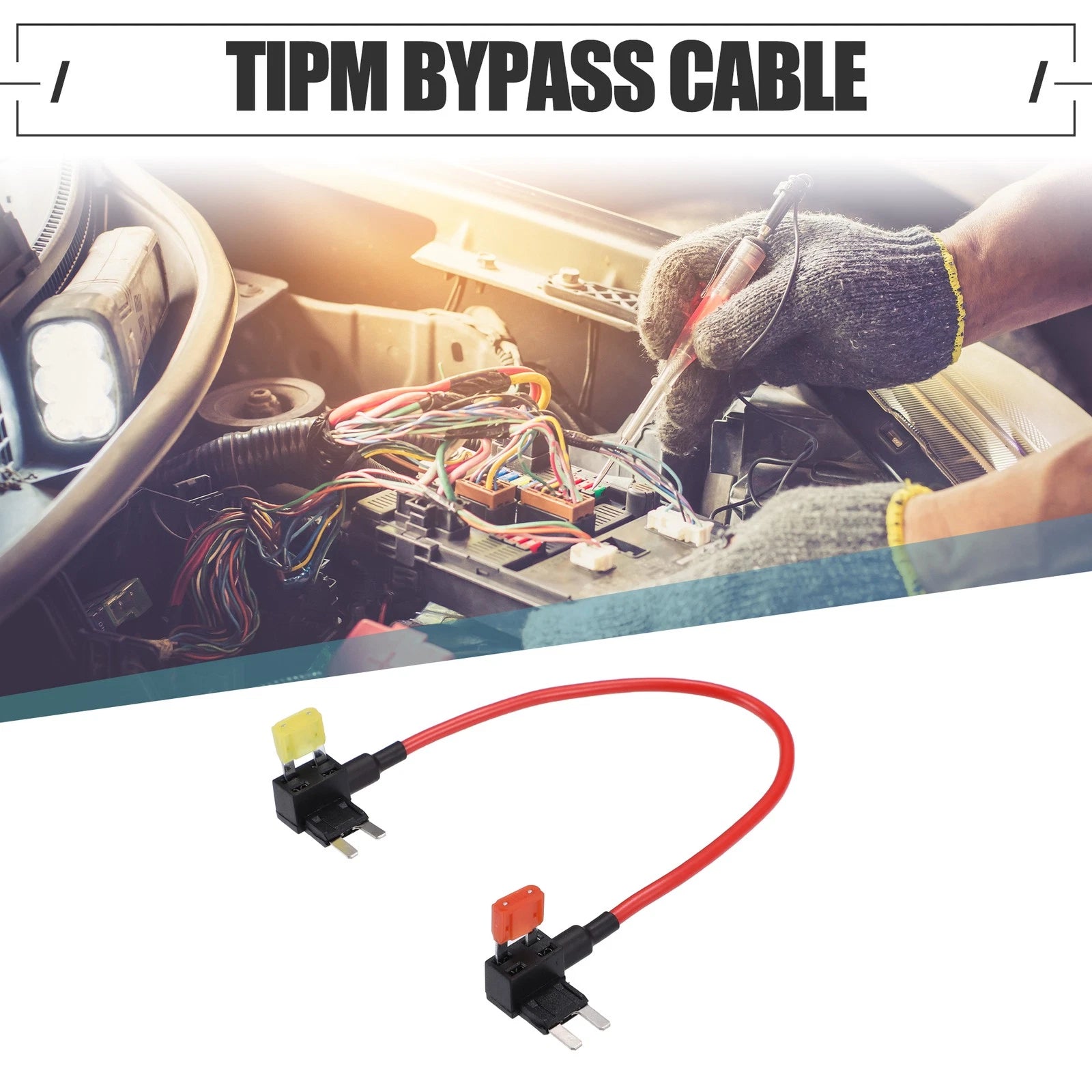 TIPM Bypass Cable Fuse Holder Adapter Replacement for Dodge Durango (2011–2023)
