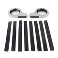 CNC LED Fork Turn Signal Light Indicator for Harley Touring Dyna (46-50MM)