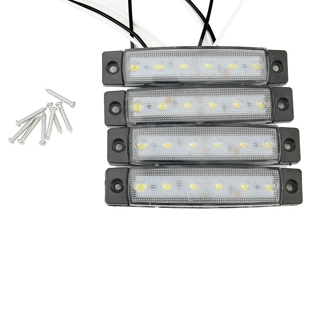 4X LED Courtesy Bar Lights for Marine Use (White)