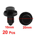 Plastic Rivet Fastener Clips 20mm x 10mm Push Type for BMW (20 Pcs)