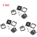 Set of 3 Carburetor Repair Kits for ZAMA RB-149, C1T, Jonsered CS2234, CS2238