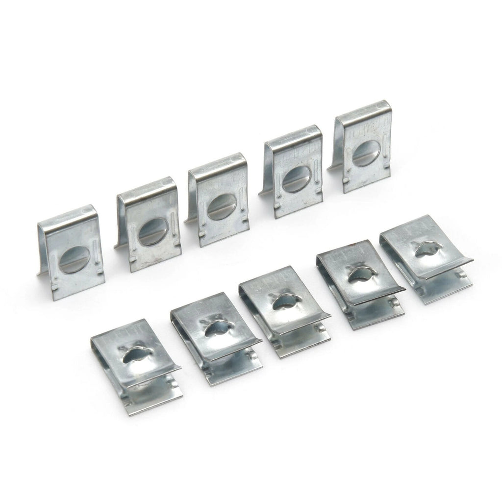 Chassis Guard Screws for Car Dashboard Panel Fender Fastener (Black & Silver)