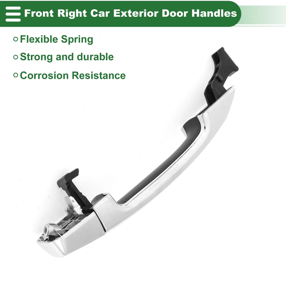 Front Right Exterior Door Handle Replacement for Toyota Tundra (2007–2021)
