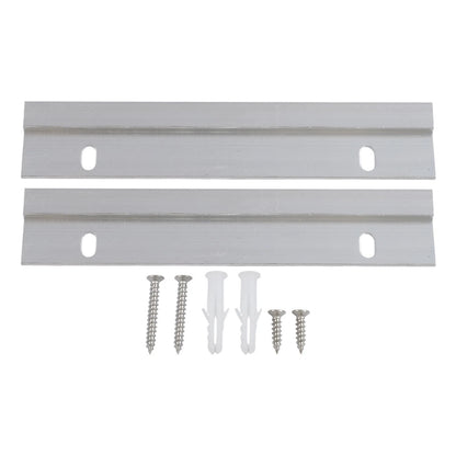 2X Aluminum Alloy Zshaped Pendant Brackets for Wall Mounting Art Panels