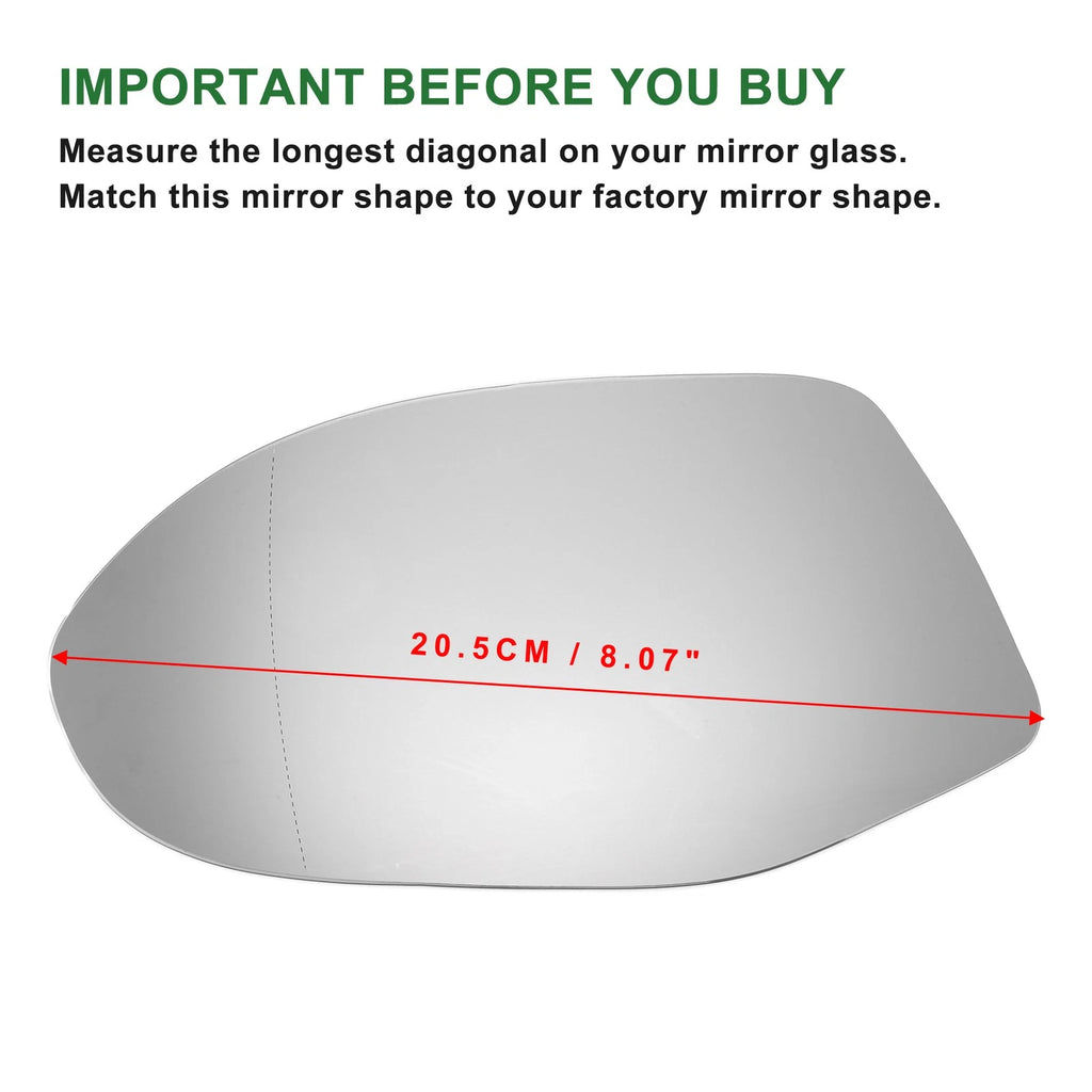 Heated Mirror Glass for Audi A7 (2010–2018)