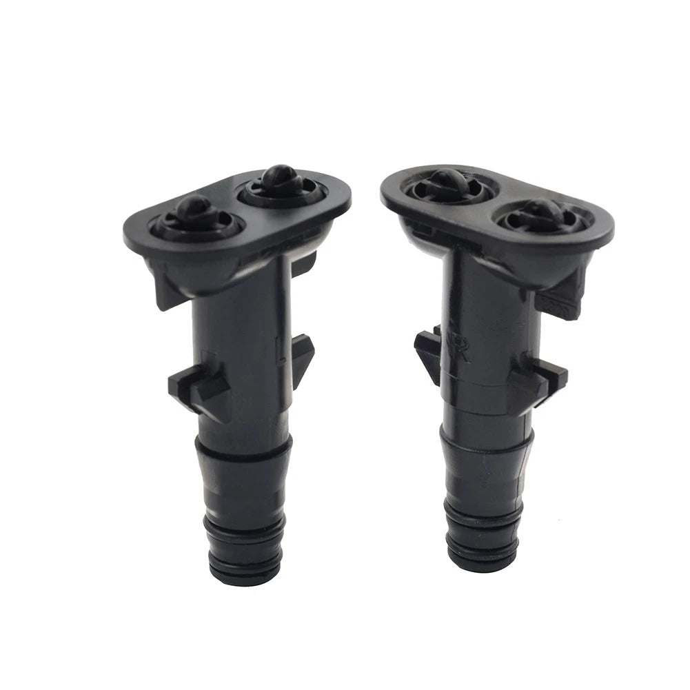 1 Pair Headlight Washer Nozzle for Land Rover Range Rover (2010–2012) ABS Black