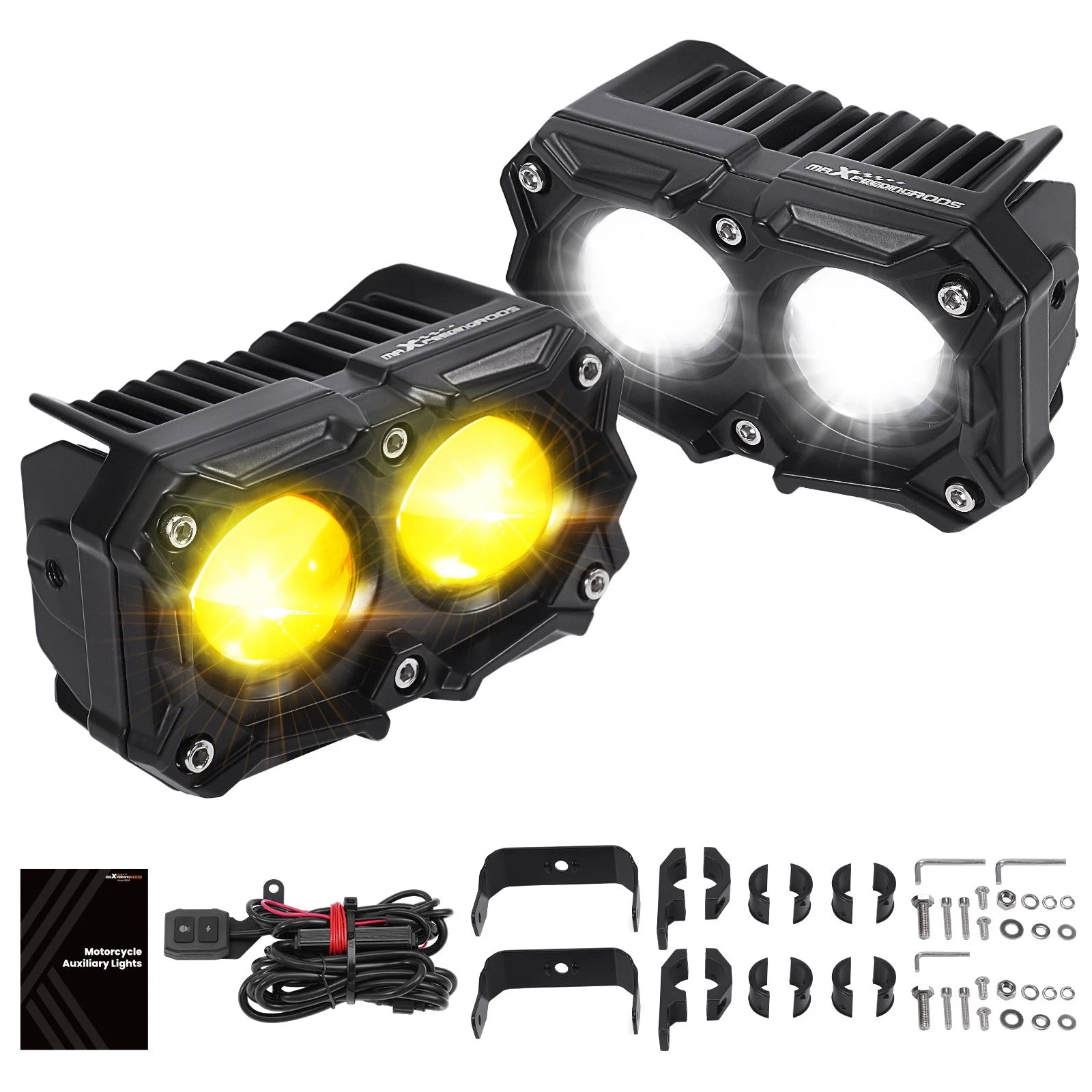 20W LED Auxiliary Spot Light for Motorcycle (2000LM, 9-60V)