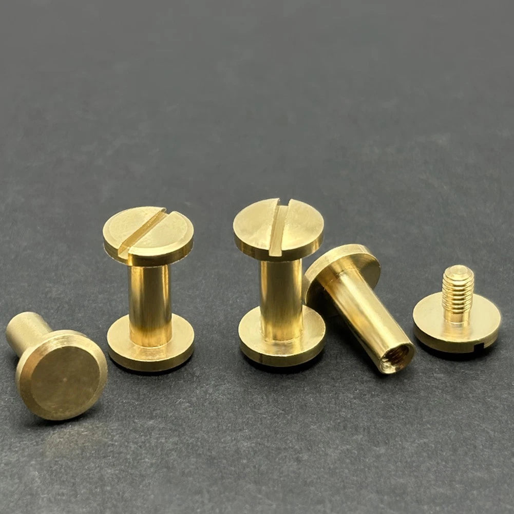 15 Pack Brass Screws for Crafting Use