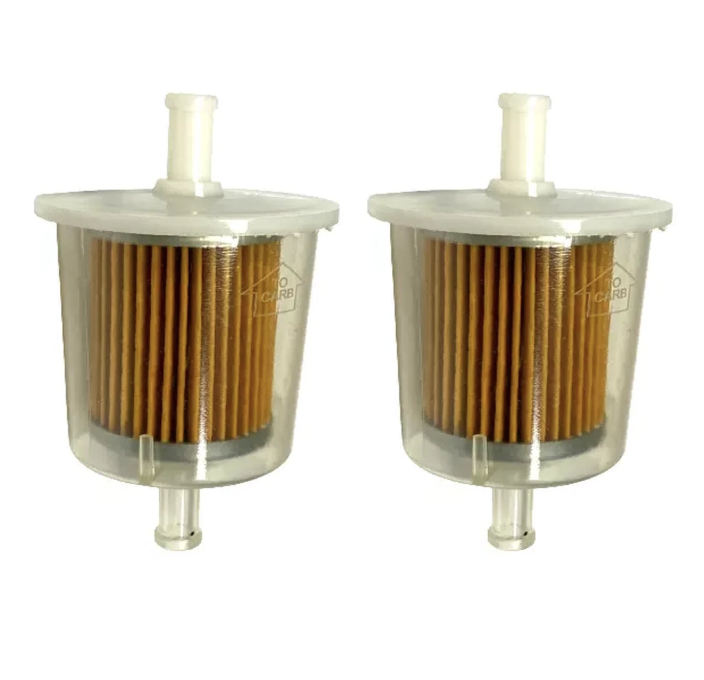 2Pcs Fuel Filter Assembly for Johnson Evinrude OMC Outboard (5005266, 5007326, 5007335)