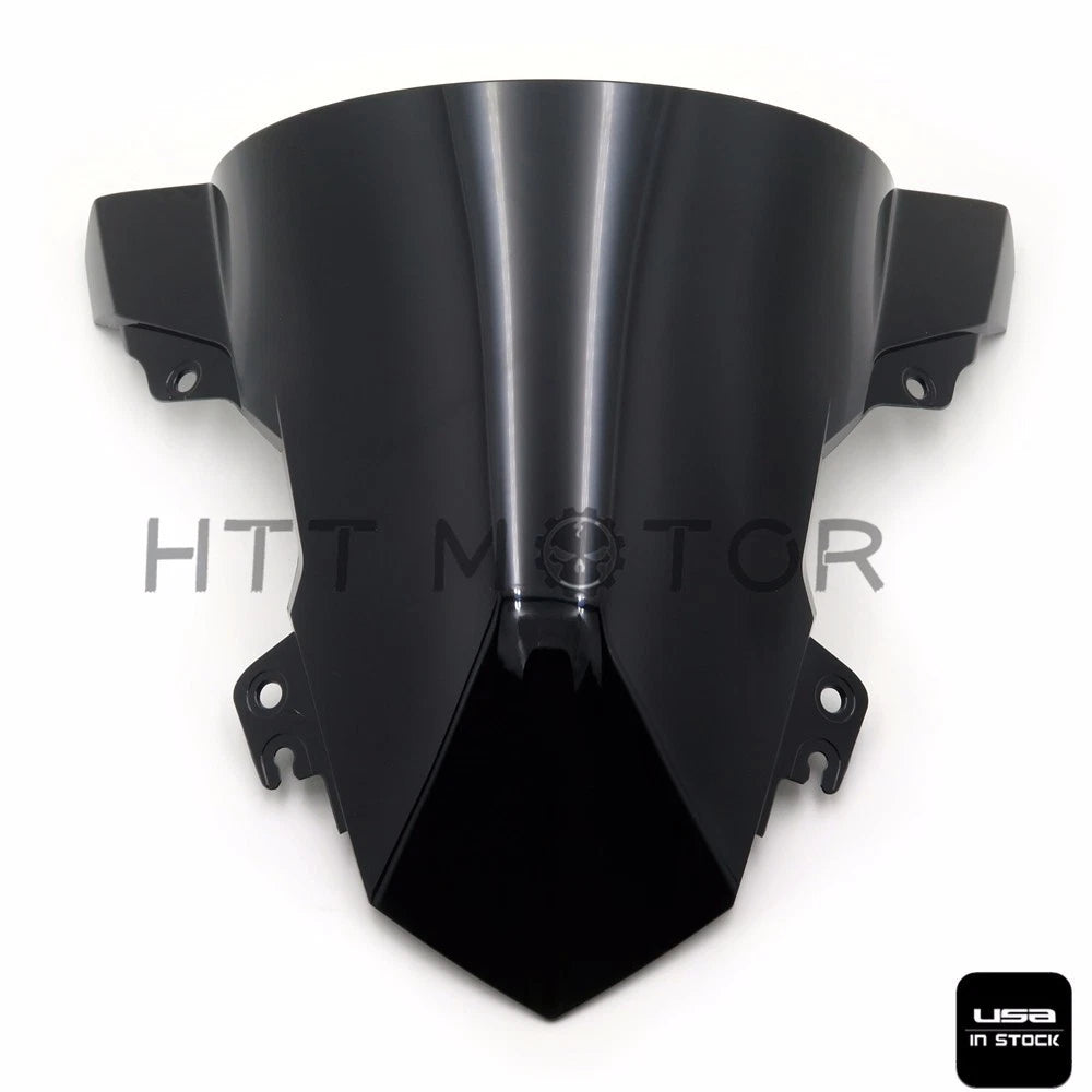 Double Bubble Windshield for BMW S1000RR (2015–2017) Black