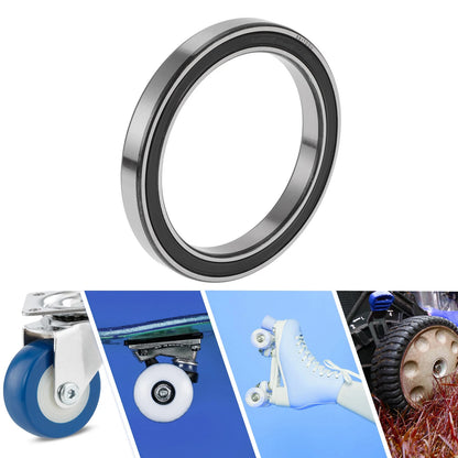 Deep Groove Ball Bearing 6817DDU for Scooter Skateboard (85x110x13mm)