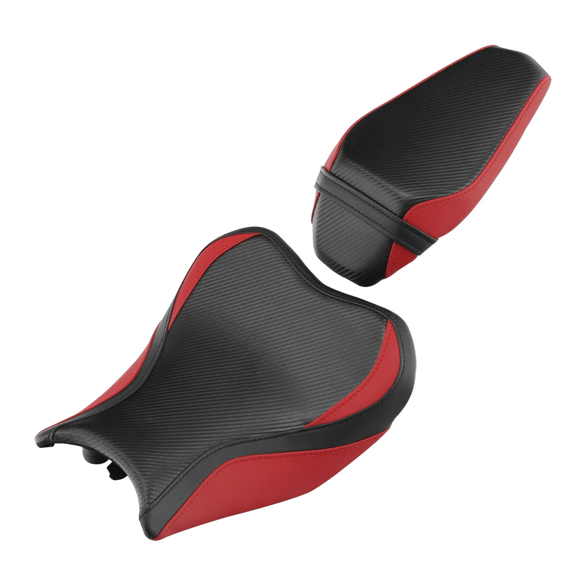 Driver & Passenger Seats for Kawasaki Z900 (2017–2023) Black Red